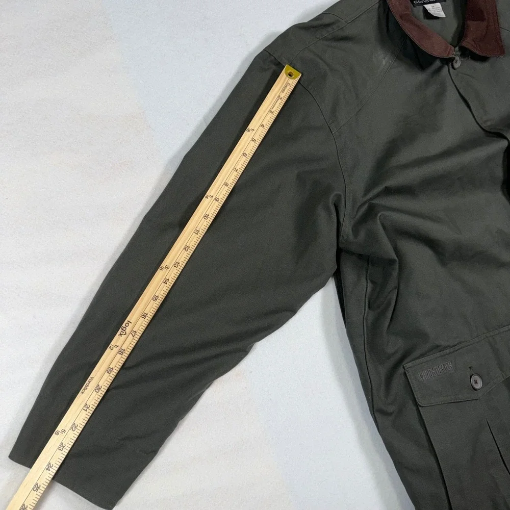 Vintage Concurve Windstopper Jacket Mens XXL Green Cotton Chore Coat